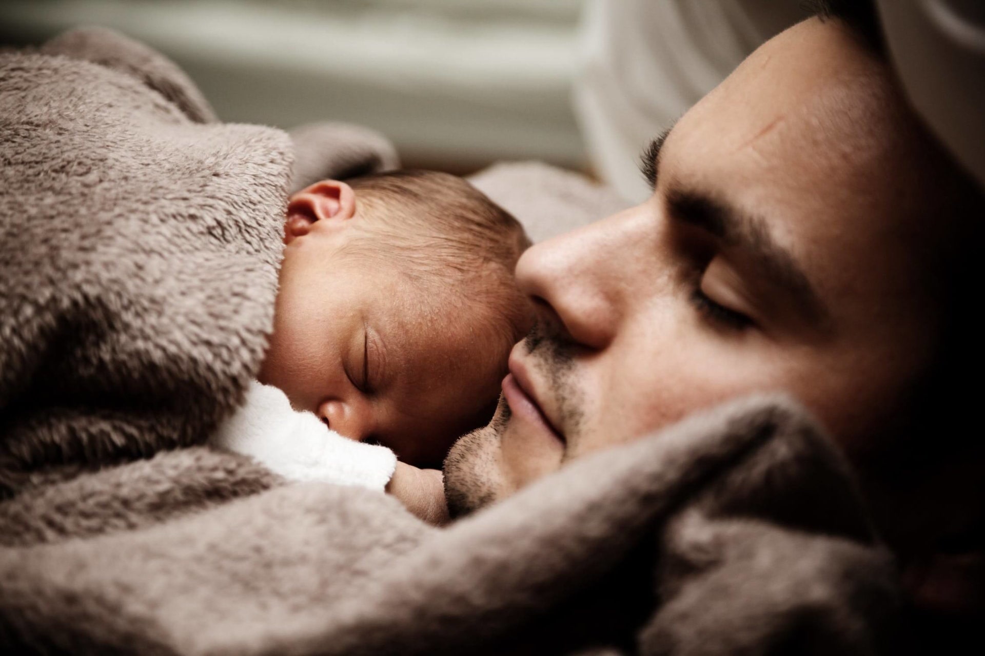 dad with baby